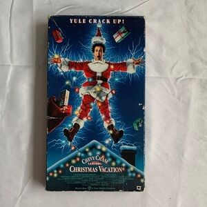 Warner‎ Bros. Christmas Vacation VHS - Blue and Red